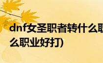 dnf女圣职者转什么职业好(dnf女圣职者转什么职业好打)