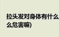 拉头发对身体有什么危害(拉头发对身体有什么危害嘛)