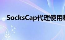SocksCap代理使用教程(socks代理搭建)