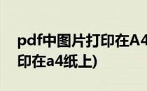 pdf中图片打印在A4纸上过小怎么办(pdf打印在a4纸上)