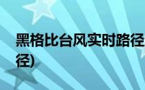 黑格比台风实时路径怎么查询(黑格尔台风路径)