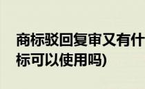 商标驳回复审又有什么意义呢(驳回复审的商标可以使用吗)