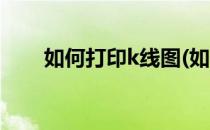 如何打印k线图(如何打印k线图视频)