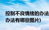 控制不良情绪的办法有哪些(控制不良情绪的办法有哪些图片)