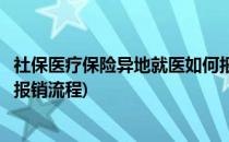 社保医疗保险异地就医如何报销(社保医疗保险异地就医如何报销流程)