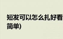 短发可以怎么扎好看(短发可以怎么扎好看又简单)