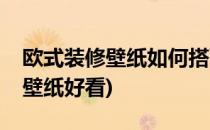 欧式装修壁纸如何搭配家具(欧式家具配什么壁纸好看)