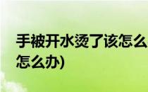 手被开水烫了该怎么办(孕妇手被开水烫了该怎么办)