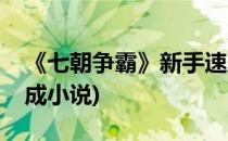 《七朝争霸》新手速成(《七朝争霸》新手速成小说)