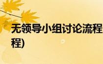 无领导小组讨论流程(简述无领导小组讨论流程)