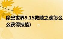 魔兽世界9.15救赎之魂怎么获得(魔兽世界9.15救赎之魂怎么获得技能)