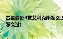 古墓丽影9救艾利克斯怎么过(古墓丽影9寻找艾利克斯后面怎么过)