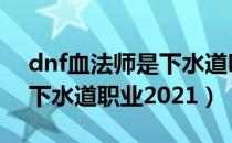 dnf血法师是下水道吗2021（血法师是不是下水道职业2021）