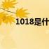 1018是什么意思 数字1017什么意思