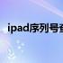 ipad序列号查询是否新机 ipad序列号查询