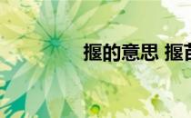 揠的意思 揠苗助长的意思