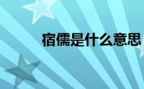宿儒是什么意思 宿主是什么意思