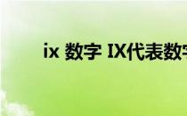 ix 数字 IX代表数字几这是什么数字