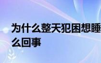 为什么整天犯困想睡觉 整天犯困想睡觉是怎么回事