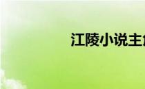江陵小说主角 江陵小说