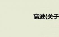 高逊(关于高逊简述)