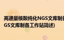 高通量核酸纯化NGS文库制备工作站(关于高通量核酸纯化NGS文库制备工作站简述)
