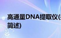 高通量DNA提取仪(关于高通量DNA提取仪简述)