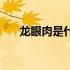 龙眼肉是什么意思（龙眼肉是什么肉）