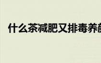什么茶减肥又排毒养颜（什么茶减肥最好）