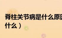 脊柱关节病是什么原因造成的（脊柱关节病是什么）
