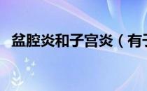 盆腔炎和子宫炎（有子宫炎才有盆腔炎吗）