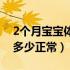 2个月宝宝体温多少算正常（2个月宝宝体温多少正常）