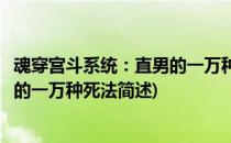 魂穿宫斗系统：直男的一万种死法(关于魂穿宫斗系统：直男的一万种死法简述)
