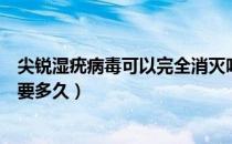 尖锐湿疣病毒可以完全消灭吗（尖锐湿疣的治疗周期大概需要多久）