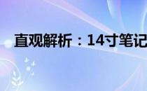 直观解析：14寸笔记本电脑实物尺寸对比