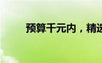 预算千元内，精选笔记本电脑推荐