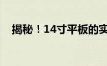 揭秘！14寸平板的实际尺寸究竟有多大？