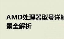 AMD处理器型号详解：性能、特点与适用场景全解析