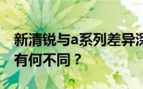 新清锐与a系列差异深度解析：两款产品究竟有何不同？