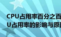 CPU占用率百分之百是否有问题？解析高CPU占用率的影响与原因