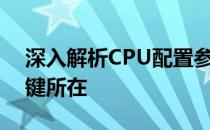 深入解析CPU配置参数，揭示性能差异的关键所在