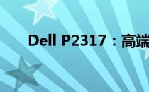 Dell P2317：高端显示器的主要特性