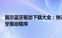 戴尔蓝牙驱动下载大全：快速获取适用于您的Dell设备的蓝牙驱动程序