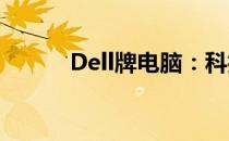 Dell牌电脑：科技与品质的标杆