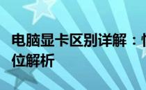 电脑显卡区别详解：性能、用途与选择的全方位解析