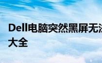 Dell电脑突然黑屏无法开机怎么办？解决方法大全