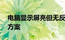 电脑显示屏亮但无反应——故障排除与解决方案