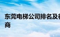 东莞电梯公司排名及行业领先的优质服务提供商