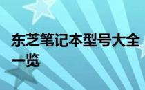 东芝笔记本型号大全：图片、价格及详细参数一览