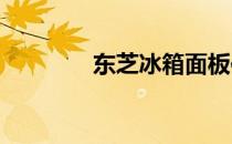 东芝冰箱面板使用说明手册